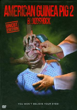 American Guinea Pig 2 - Bloodshock (2015) (Uncut Edition, Cover A, Édition Limitée, Mediabook, 2 DVD)