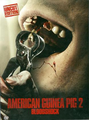 American Guinea Pig 2 - Bloodshock (2015) (Uncut Edition, Cover B, Édition Limitée, Mediabook, 2 DVD)