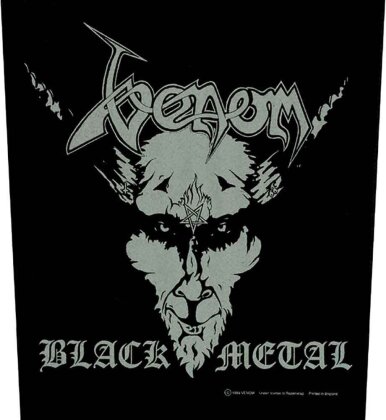 Venom Back Patch - Black Metal