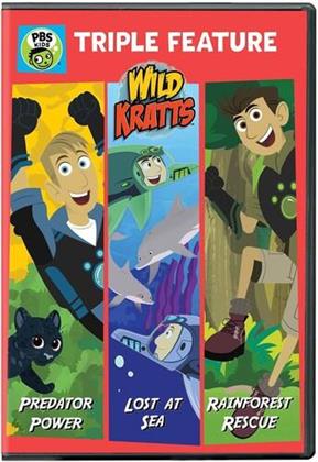 Wild Kratts - Predator Power / Lost at Sea / Rainforest Rescue (Triple Feature)