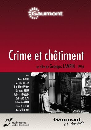 Crime et châtiment (1956) (Collection Gaumont à la demande, s/w)