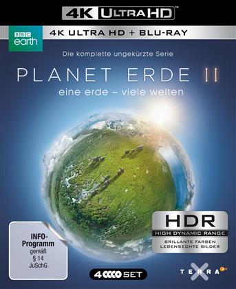 Planet Erde II - Eine Erde - Viele Welten (2016) (BBC Earth, 2 4K Ultra HDs + 2 Blu-ray)
