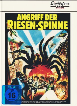 Angriff der Riesen-Spinne (1975) (Cover A, Limited Edition, Mediabook, Uncut, Blu-ray + 2 DVDs + CD)
