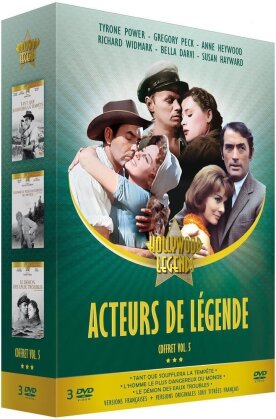Acteurs de légende - Coffret Vol. 5 (Collection Hollywood Legends, 3 DVDs)