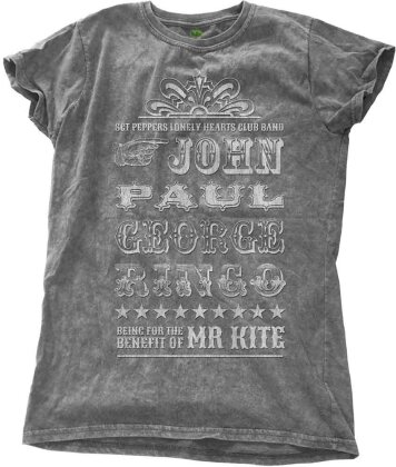 The Beatles Ladies T-Shirt - Mr Kite (Wash Collection)