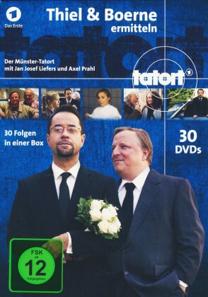 Tatort - Münster - Thiel & Börne ermitteln - Fall 1-30 - Komplettbox (30 DVDs)