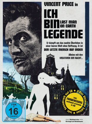 Ich bin Legende - The Last Man on Earth (1964) (Limited Ultimate Edition, Mediabook, Uncut, Blu-ray + DVD + CD)
