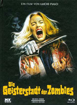 Die Geisterstadt der Zombies (1981) (Cover C, Limited Edition, Mediabook, Special Edition, Uncut, Blu-ray + DVD)