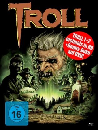 Troll - Teil 1+2 (Limited Edition, Mediabook, Uncut, 2 Blu-rays + DVD)