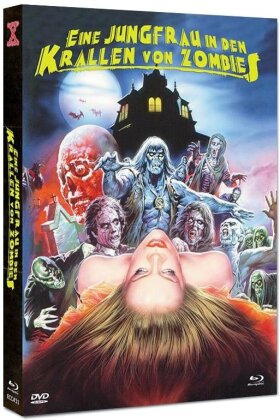Eine Jungfrau in den Krallen von Zombies (1973) (Cover B, Limited Edition, Mediabook, Uncut, Blu-ray + DVD)