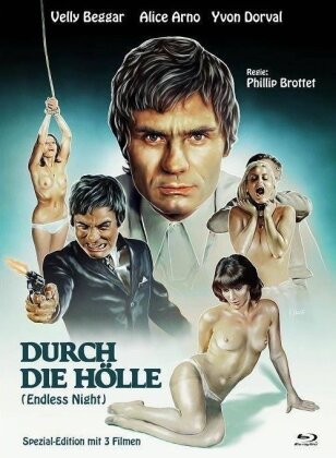 Durch die Hölle - (Endless Night) (1972) (Cover A, Eurocult Collection, Limited Edition, Mediabook, Special Edition, Blu-ray + DVD)