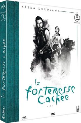 La forteresse cachée (1958) (b/w, Mediabook, Blu-ray + DVD)