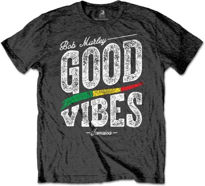 Bob Marley Unisex T-Shirt - Good Vibes - Taille S