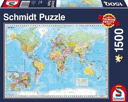 Die Welt - 1500 Teile Puzzle