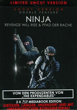 Ninja - Revenge Will Rise & Pfad der Rache (Black Book Edition, Double Feature, Limited Edition, Mediabook, Uncut, 2 Blu-rays)