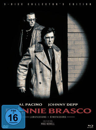 Donnie Brasco (1997) (Cover A, Extended Edition, Versione Cinema, Collector's Edition Limitata, Mediabook, 2 Blu-ray + DVD)