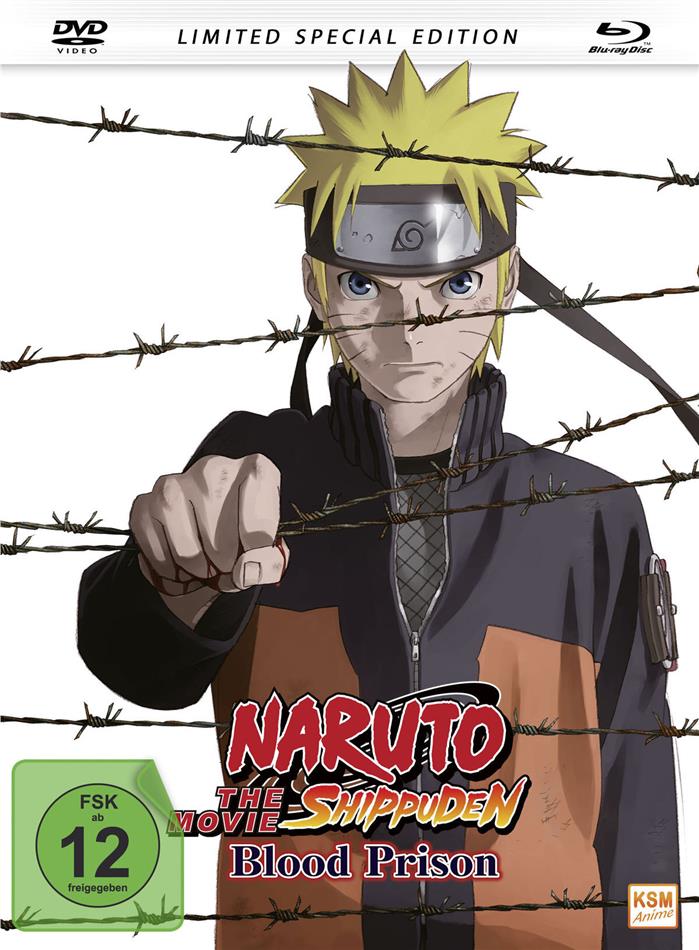 Naruto Shippuden - The Movie - Blood Prison (2011) (Édition Collector Spéciale, Mediabook, Blu-ray + DVD)