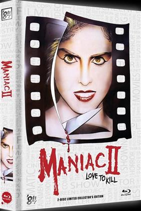 Maniac 2 - Love to Kill (1982) (Cover C, Limited Collector's Edition, Mediabook, Uncut, Blu-ray + DVD)