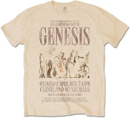 Genesis Unisex T-Shirt - An Evening With - Size XL