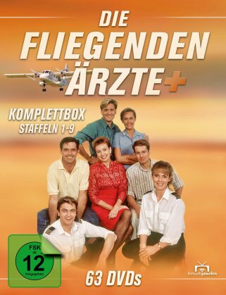 Die fliegenden Ärzte - Komplettbox - Staffel 1-9 (Fernsehjuwelen, 63 DVDs)