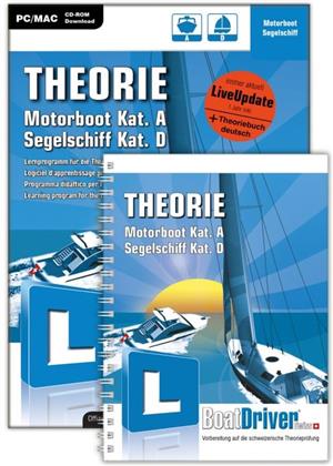 BoatDriver Swiss - THEORIE KAT. A/D + THEORIE-Buch (Dist-Bundle)