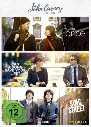 John Carney Collection - Once / Can a Song save a Life? / Sing Street (Arthaus, 3 DVDs)