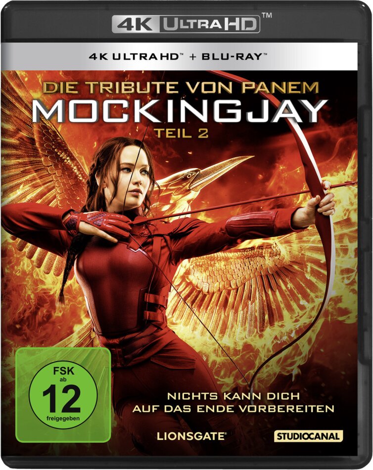 Die Tribute von Panem 4 - Mockingjay - Teil 2 (2015) (4K Ultra HD + Blu-ray)