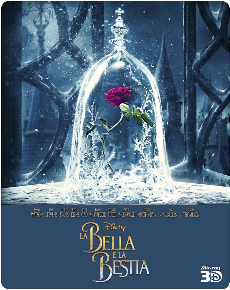 La Bella e la Bestia (2017) (Édition Limitée, Steelbook, Blu-ray 3D + Blu-ray)