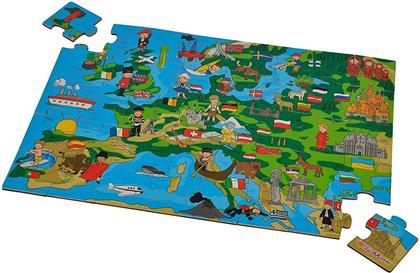 Eichhorn Formpuzzle: Europakarte - 40 Teile Puzzle