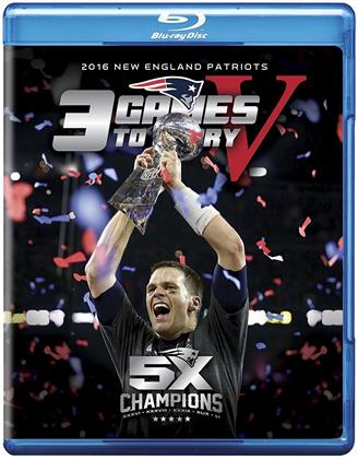 NFL 2016 New England Patriots - 3 Games to Glory 5 (Widescreen, 3 Blu-rays)