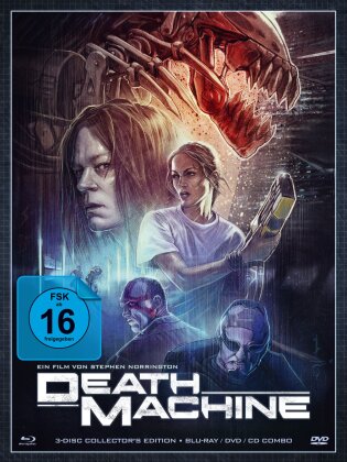 Death Machine (1994) (Digipack, Édition Collector, Uncut, Blu-ray + DVD + CD)