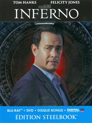 Inferno (2016) (Limited Edition, Steelbook, 2 Blu-rays + DVD)