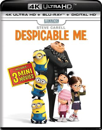 Despicable Me (2010) (includes 3 Mini Movies, 4K Ultra HD + Blu-ray)