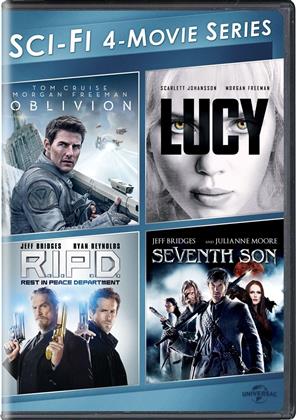 Oblivion / Lucy / R.I.P.D. / Seventh Son (Sci-Fi 4-Movie Series, 2 DVDs)