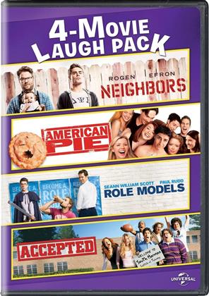 Neighbors / American Pie / Role Models / Accepted (4-Movie Laugh Pack, 2 DVDs)