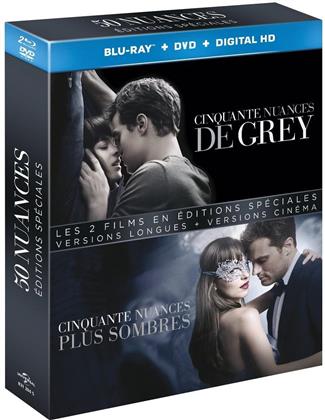 Cinquante nuances de Grey / Cinquante nuances plus sombres (Kinoversion, Langfassung, Special Edition, 2 Blu-rays + DVD)