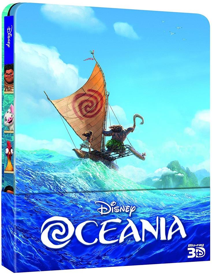 Oceania (2016) (Steelbook, Blu-ray 3D + Blu-ray)