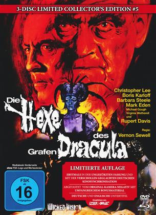 Die Hexe des Grafen Dracula (1968) (Cover A, Collector's Edition, Limited Edition, Mediabook, Uncut, Blu-ray + 2 DVDs)
