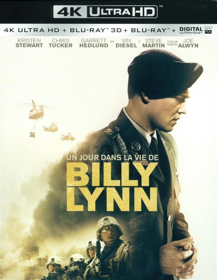 Un jour dans la vie de Billy Lynn (2016) (4K Ultra HD + Blu-ray 3D + Blu-ray)
