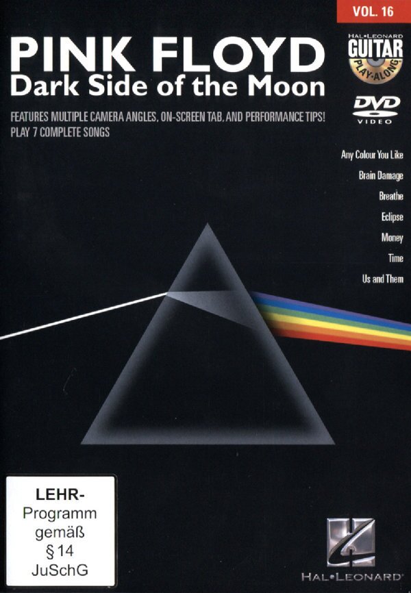Guitar Play Along - Pink Floyd: Dark Side of the Moon