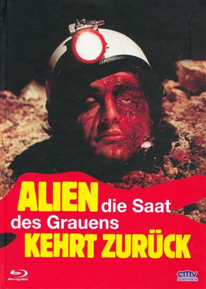 Alien 2 - Die Saat des Grauens kehrt zurück (1980) (Cover B, Limited Edition, Mediabook, Uncut, Blu-ray + DVD)