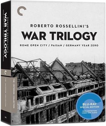 Roberto Rossellini's War Trilogy - Rome Open City / Paisan / Germany Year Zero (Criterion Collection, 3 Blu-ray)