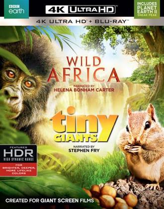 Wild Africa / Tiny Giants (BBC Earth, 4K Ultra HD + Blu-ray)