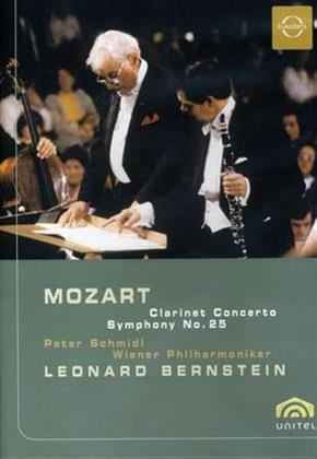 Wiener Philharmoniker, Leonard Bernstein (1918-1990) & Peter Schmidl - Mozart - Clarinet Concerto / Symphony Nr. 25 (Euro Arts, Unitel Classica)