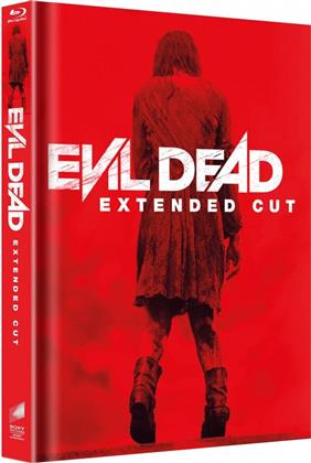 Evil Dead (2013) (Cover A, Extended Edition, Édition Limitée, Mediabook, Uncut, 2 Blu-ray)