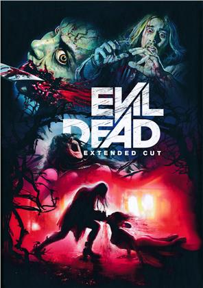 Evil Dead (2013) (Cover D, Extended Edition, Édition Limitée, Mediabook, Uncut, 2 Blu-ray)