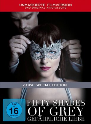 Fifty Shades of Grey 2 - Gefährliche Liebe (2017) (Unmaskierte Filmversion, Extended Edition, Kinoversion, Limited Edition, Mediabook, Special Edition, 2 DVDs)