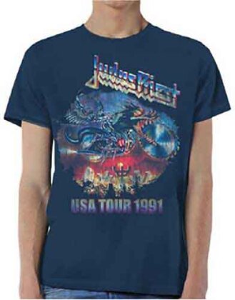 Judas Priest Unisex T-Shirt - Painkiller US Tour 91