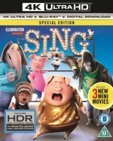 Sing (2016) (4K Ultra HD + Blu-ray)