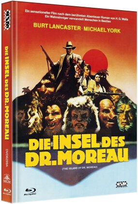 Die Insel des Dr. Moreau (1977) (Cover A, Limited Edition, Mediabook, Uncut, Blu-ray + DVD)